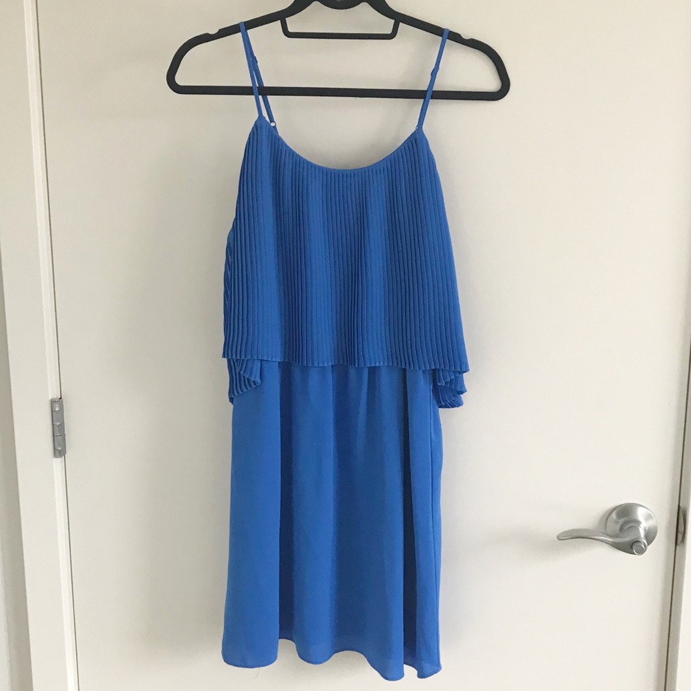 Blue Flowy Summer Dress